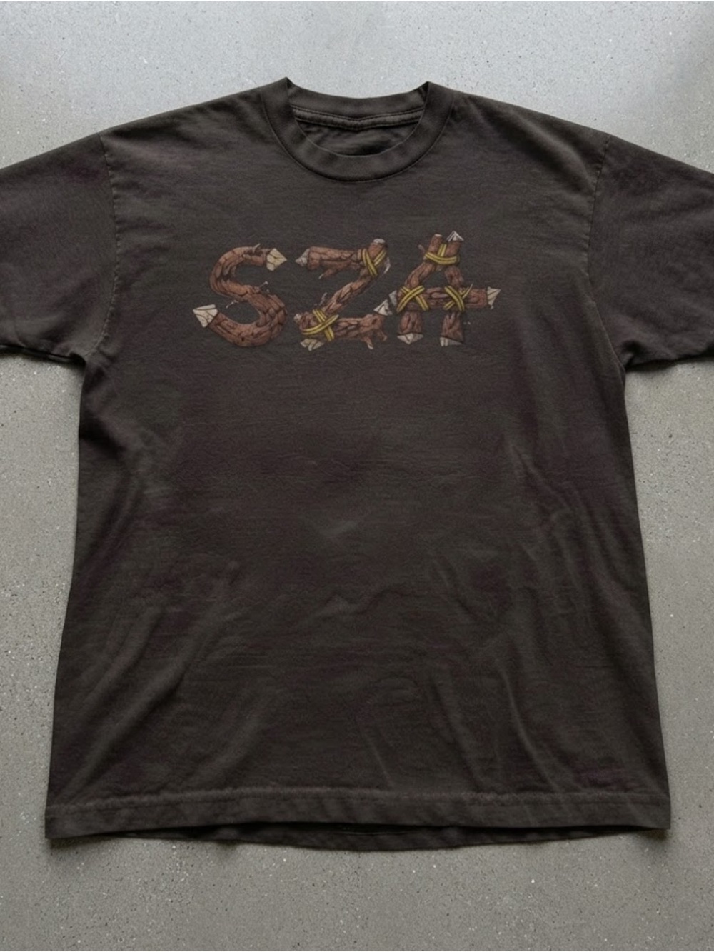 SZA Band Graphic Gildan T-shirt Brown Cotton Tee Unisex